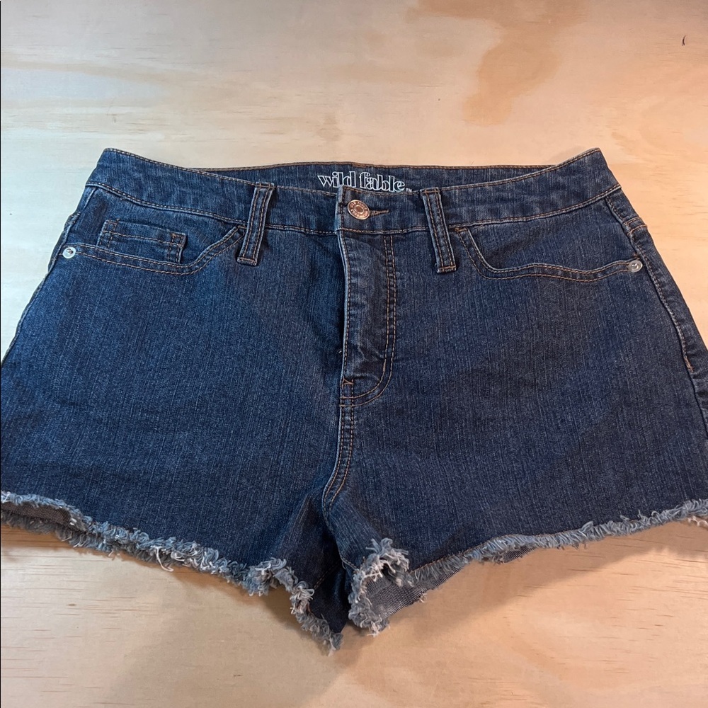 Wild Fable Dark Blue Jean Shorts Sz 8